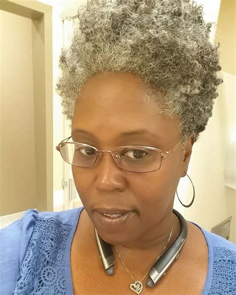 african american short grey hairstyles